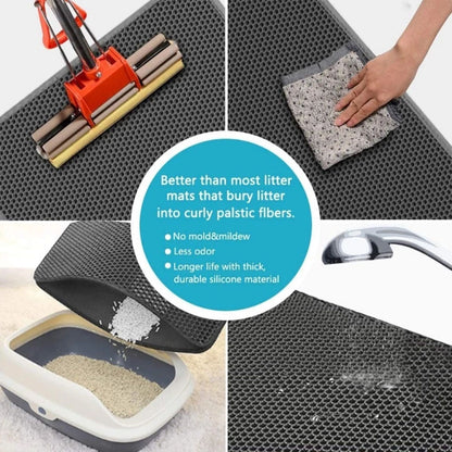VittaPets Horizon CleanStep – Premium Double-Layer Honeycomb Litter Trapper