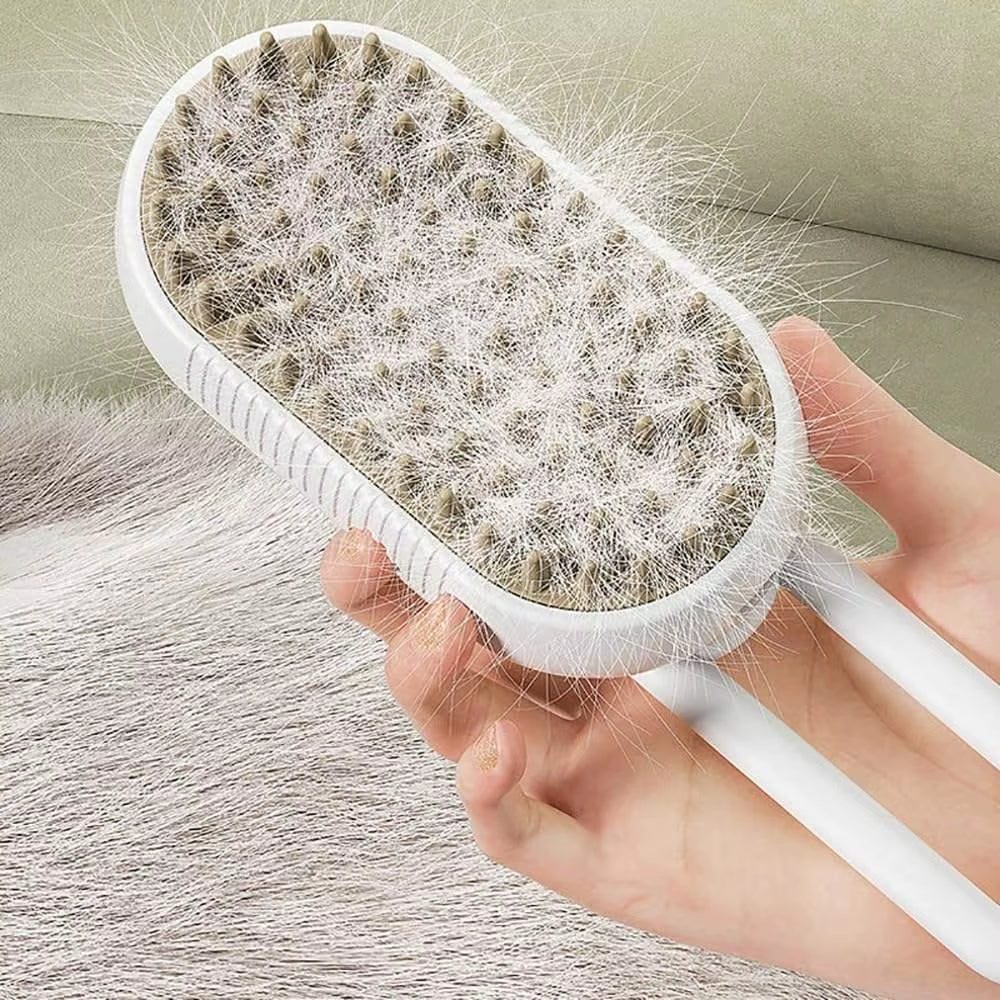 VittaPets Horizon Steam-Groom – Professional 3-in-1 Hydration & Massage Brush