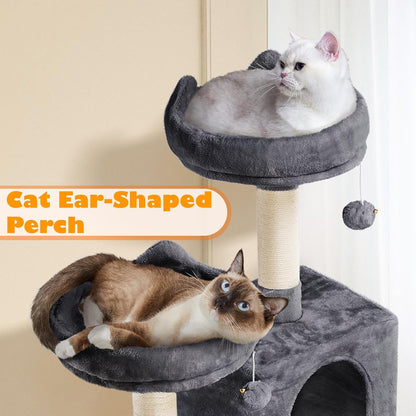 "VittaPets Horizon Grand Tower – 62.5" Multi-Level Cat Sanctuary & Activity Center
