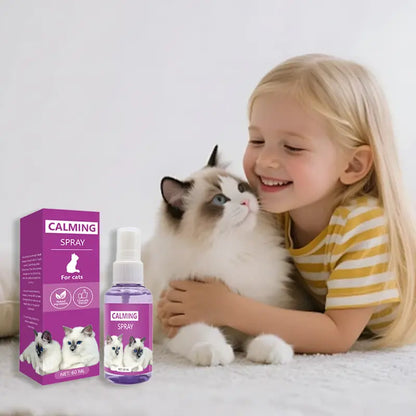 Premium Cat Calming Spray – Advanced Pheromone Therapy for Travel Anxiety & Behavior Control