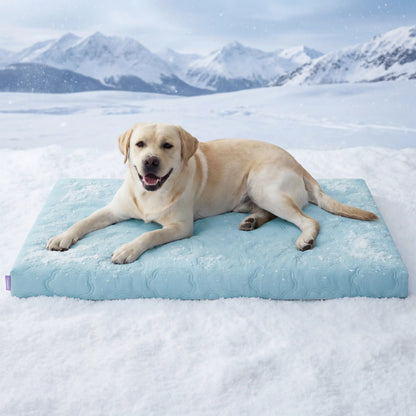 Premium Instant-Cooling Pet Mat – Advanced Washable Summer Bed for Dogs & Cats