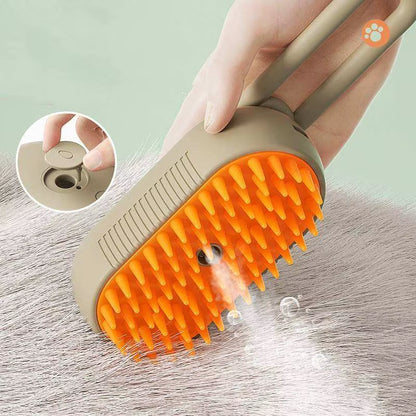 VittaPets Horizon Steam-Groom – Professional 3-in-1 Hydration & Massage Brush