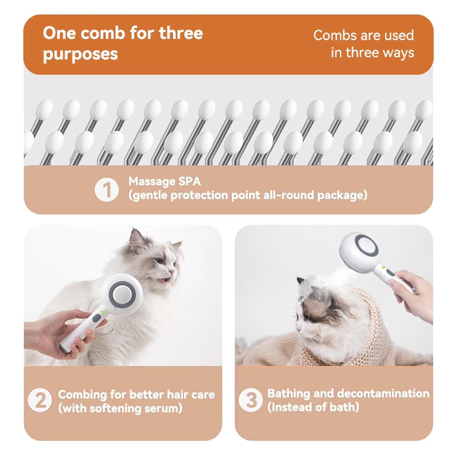 VittaPets Horizon Steam-Groom – Professional 3-in-1 Hydration & Detangling System