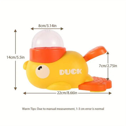 Smart Interactive Duck Toy – Automatic Balance Treat Dispenser & Slow Feeder for Cats