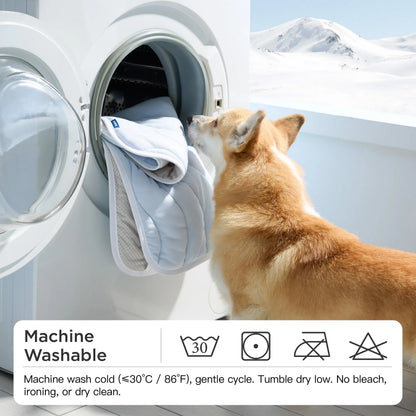Premium Instant-Cooling Pet Mat – Advanced Washable Summer Bed for Dogs & Cats