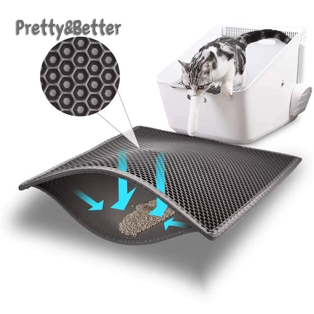VittaPets Horizon CleanStep – Premium Double-Layer Honeycomb Litter Trapper