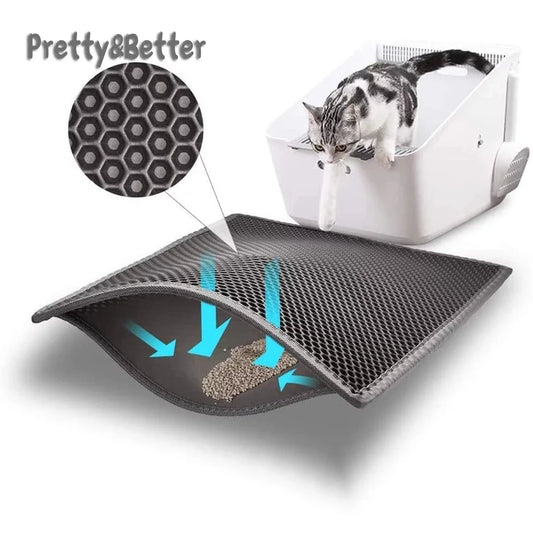 VittaPets Horizon CleanStep – Premium Double-Layer Honeycomb Litter Trapper