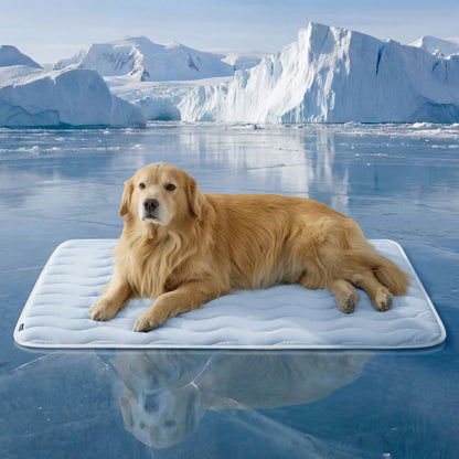 Premium Instant-Cooling Pet Mat – Advanced Washable Summer Bed for Dogs & Cats