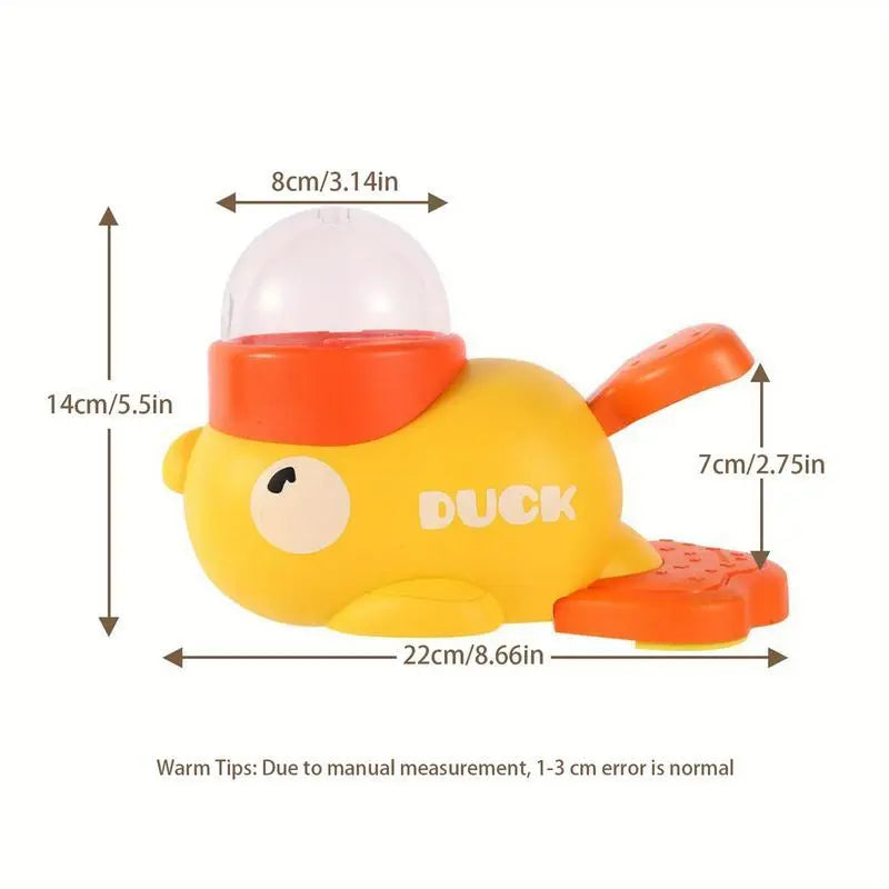 Smart Interactive Duck Toy – Automatic Balance Treat Dispenser & Slow Feeder for Cats