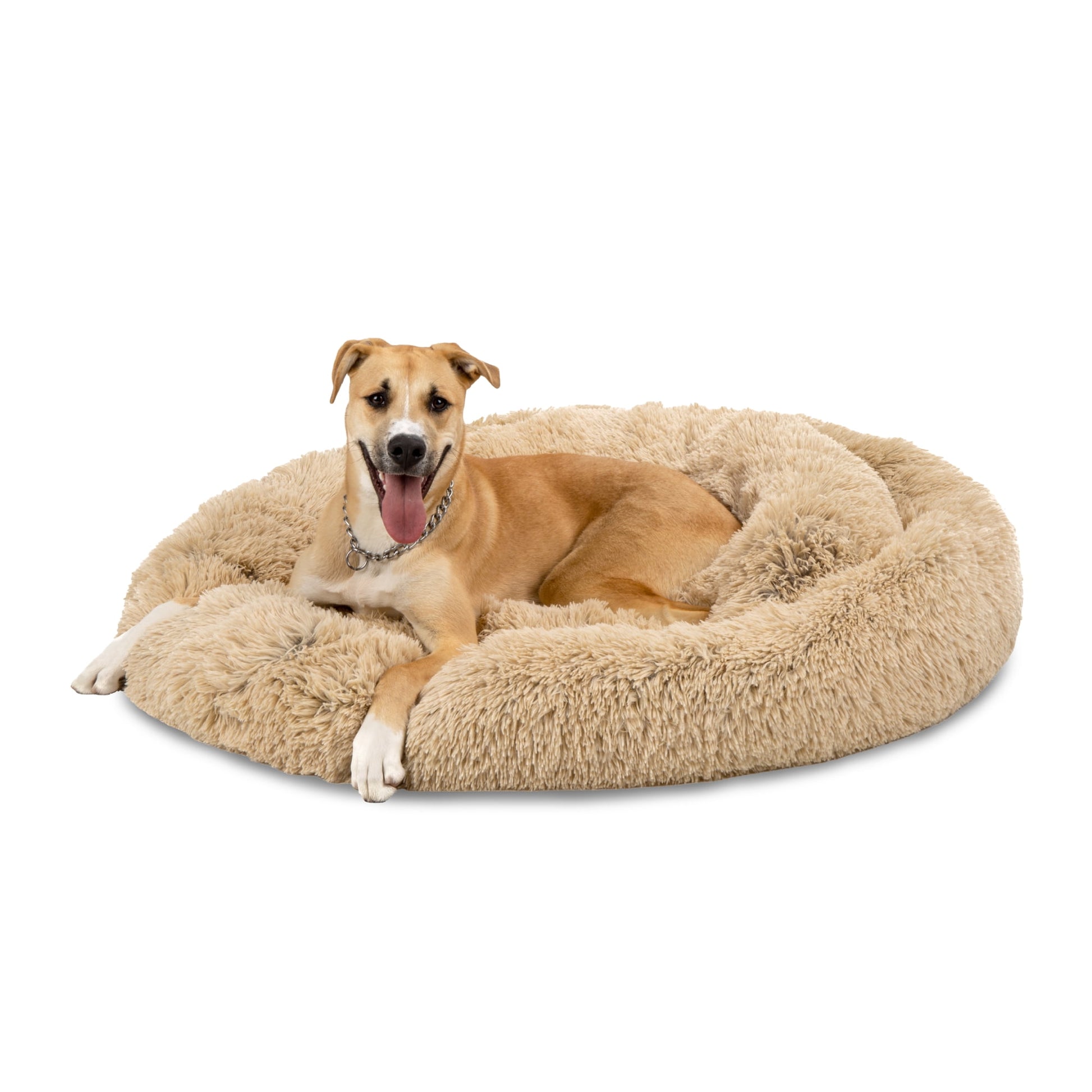 VittaPets Horizon Thermal-Core XL Bed – Orthopedic Self-Warming Shag Lounger