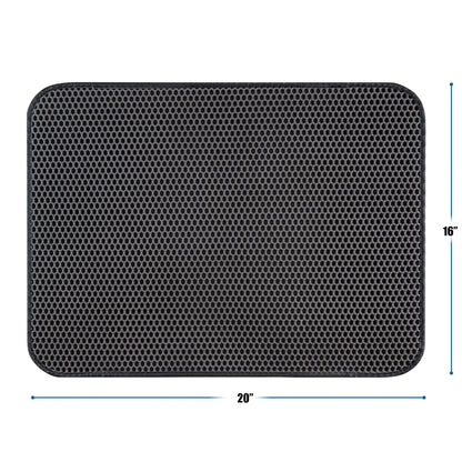 VittaPets Horizon CleanStep – Premium Double-Layer Honeycomb Litter Trapper