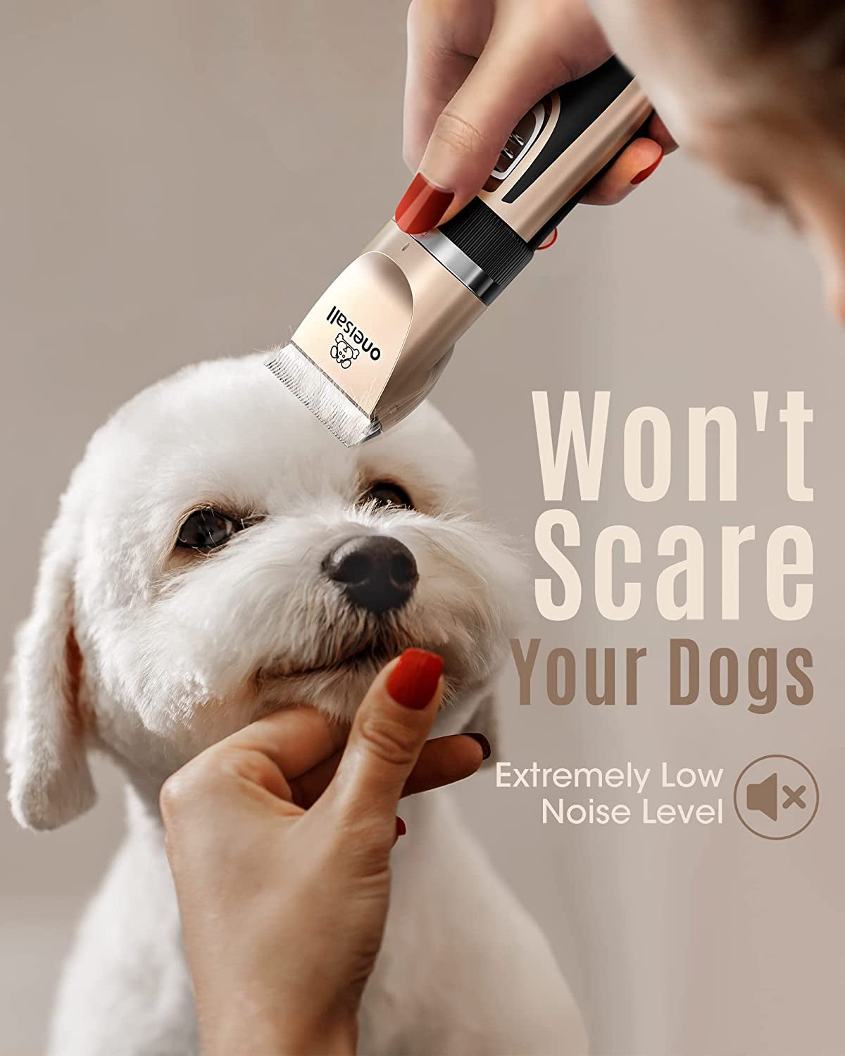 Zen-Groom Pro: Ultra-Quiet Cordless Pet Clipper – Professional Home Grooming Kit
