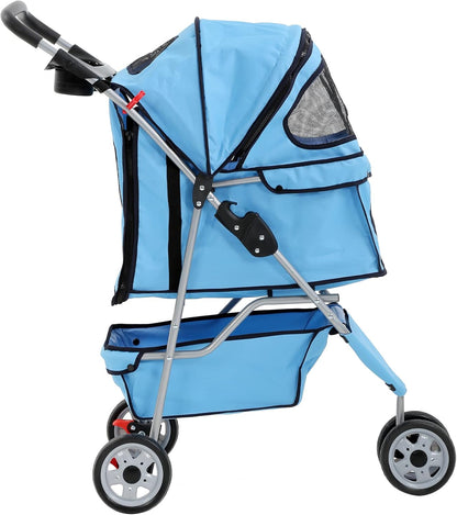 "VittaPets Horizon 3-Wheel Stroller – Premium Lightweight Travel Carrier for Pets