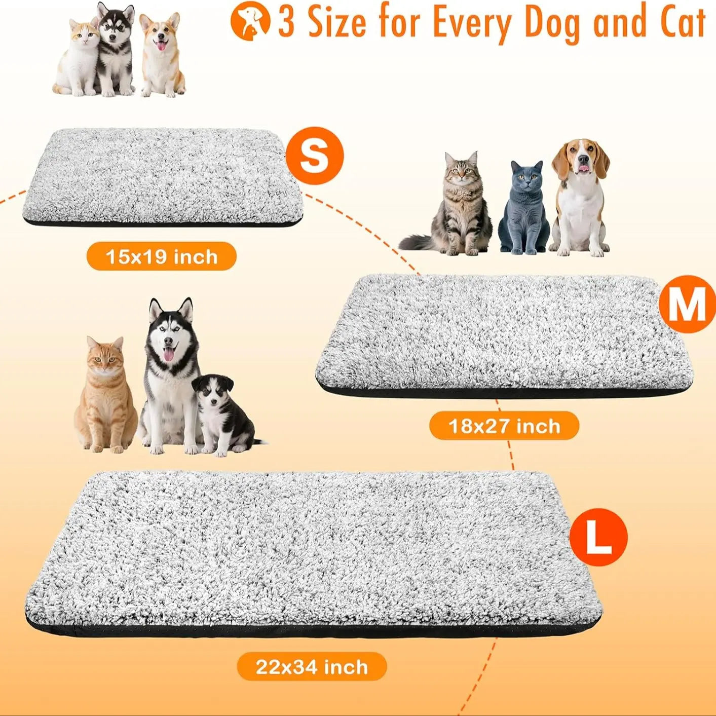 Thermal Self-Heating Cat Bed – Eco-Friendly Double-Layer Warming Mat with Washable Cover