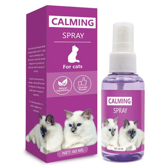 Premium Cat Calming Spray – Advanced Pheromone Therapy for Travel Anxiety & Behavior Control