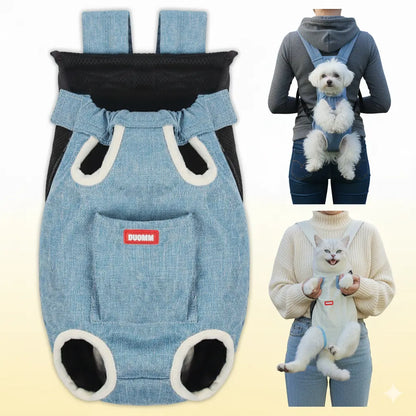 Premium Hands-Free Pet Carrier – Ergonomic Front Backpack for Small Dogs & Cats