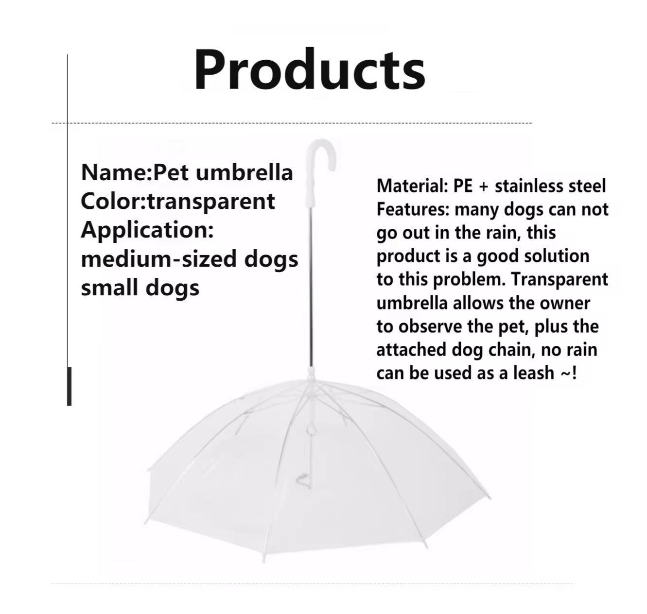 VittaPets Horizon Urban Shield – Premium Retractable Pet Umbrella & Leash System