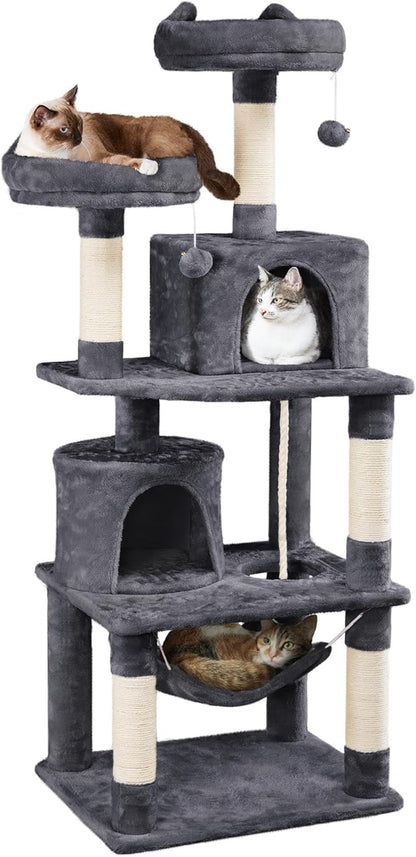 "VittaPets Horizon Grand Tower – 62.5" Multi-Level Cat Sanctuary & Activity Center